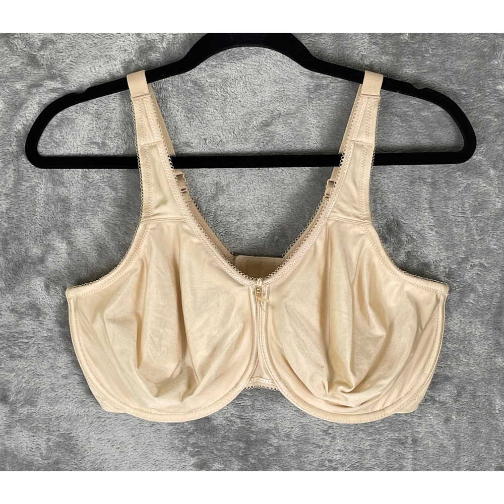 Wacoal Basic Beauty Bra Womens 38G Sand‎ Very Good Underwire Seamless 855192
